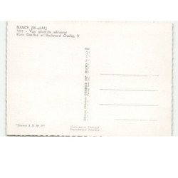 NANCY: porte desilles et boulevard charles V vue aérienne 10x15 - très bon état