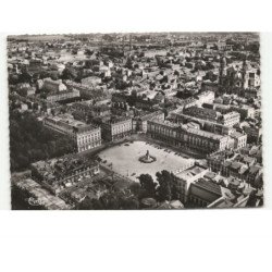 NANCY: vue générale avec la place stanislas vue aérienne 10x15 - très bon état