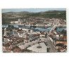 PONT-a-MOUSSON: place duroc et pont sur la moselle vue aérienne 10x15 - état