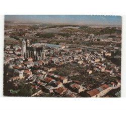 SAINT-NICOLAS-de-PORT: vue générale vue aérienne 10X15 - très bon état