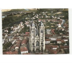 SAINT-NICOLAS-de-PORT: la basilique vue aérienne 10X15 - très bon état