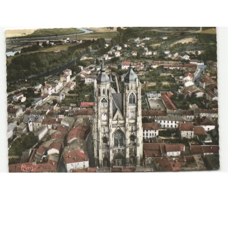 SAINT-NICOLAS-de-PORT: la basilique vue aérienne 10X15 - très bon état