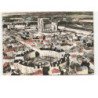 TOUL: la place ronde et la cathédrale vue aérienne 10X15 - très bon état