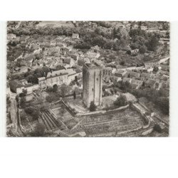 LOUDUN: le donjon de foulques nerra XIIe siècle vue aérienne 10x15 - très bon état
