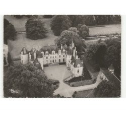 DANGE: château de la fontaine, cour d'honneur vue aérienne 10x15 - très bon état