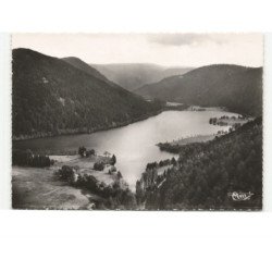 LONGEMER: perspective sur le lac et la forêt de longemer vue aérienne 10x15 - très bon état