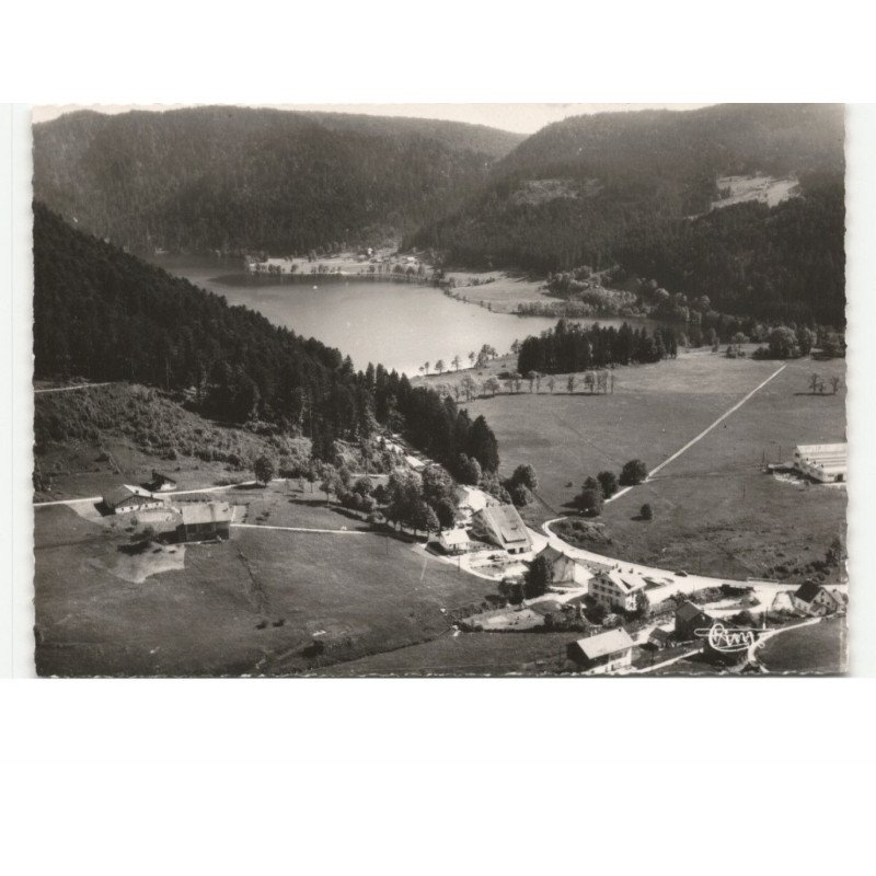 LONGEMER-XONRUPT: les hôtels et le lac vue aérienne 10x15 - très bon état