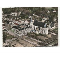 LIGUGE: vallée du clain, abbaye saint-martin de ligugé vue aérienne 10x15 - très bon état