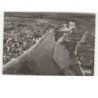 CHATELLERAULT: la vienne séparant chatellerault de chateauneuf franchie par henri IV vue aérienne 10x15 - très bon état