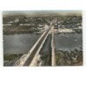 L'AIGUILLON-sur-MER: le nouveau pont, l'ancien pont, le port vue aérienne 10x15 - très bon état