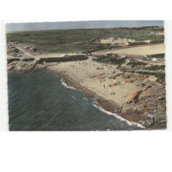 BRETIGNOLLES-sur-MER: la plage de la sauzaie vue aérienne 10x15 - très bon état