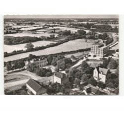 CIVRAY: quartier de la gare vue aérienne 10x15 - très bon état