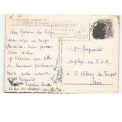 CROIX DE VIE: le port et le quai de la république vue aérienne 10x15 - très bon état
