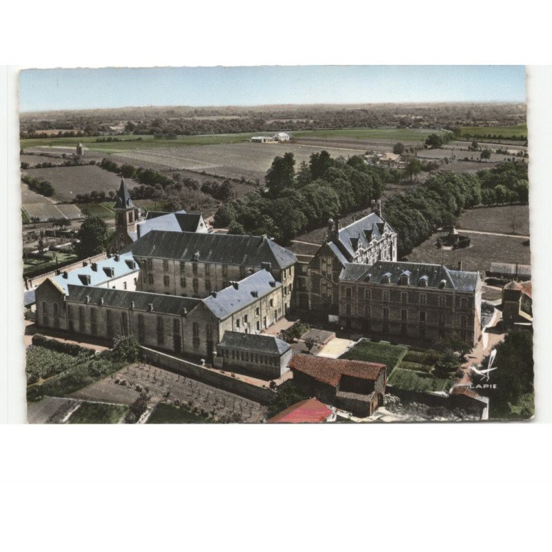 MORMAISON: communauté des religieuses des sacrés-coeurs de jésus et marie vue aérienne 10x15 - très bon état