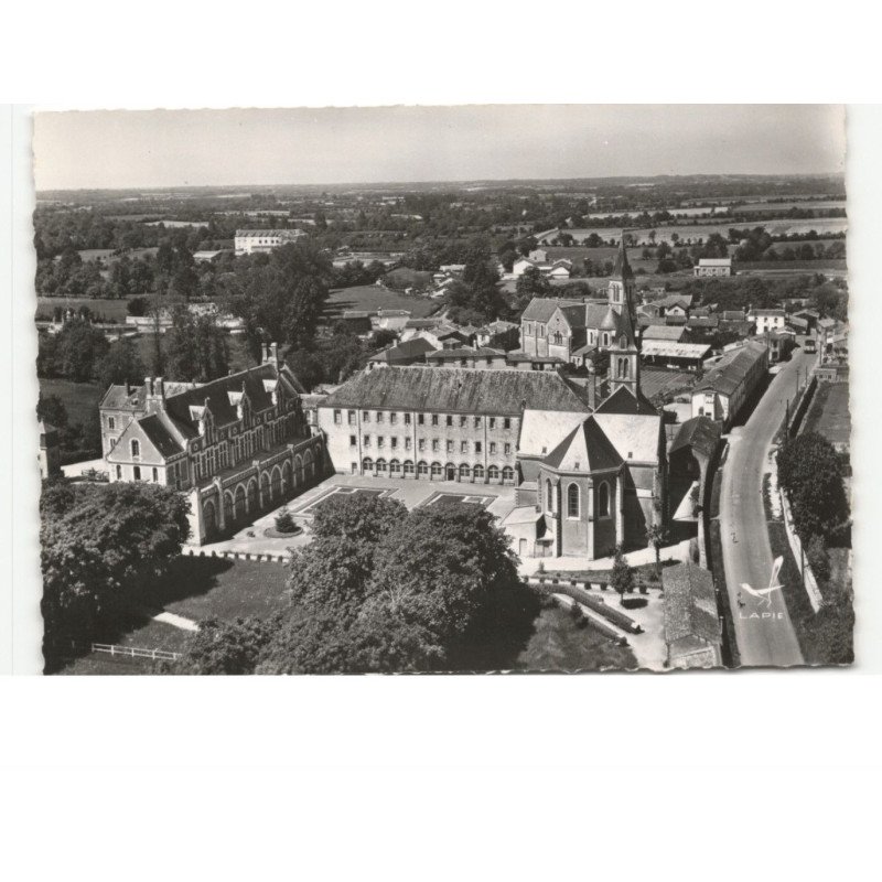 MORMAISON: communauté des religieuses, des sacrés-coeurs de jésus et marie vue aérienne 10x15 - très bon état