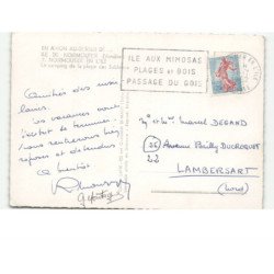 NOIRMOUTIER: le camping de la plage des sableaux vue aérienne 10x15 - très bon état
