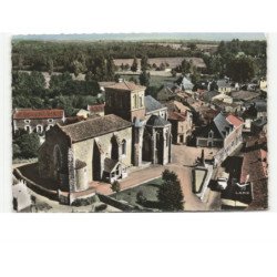 L'HERMENAULT: l'église vue aérienne 10x15 - très bon état