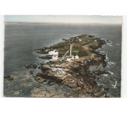 ILE DE NOIRMOUTIER: le phare du pilier au large du port de l'herbaudière vue aérienne 10x15 - très bon état