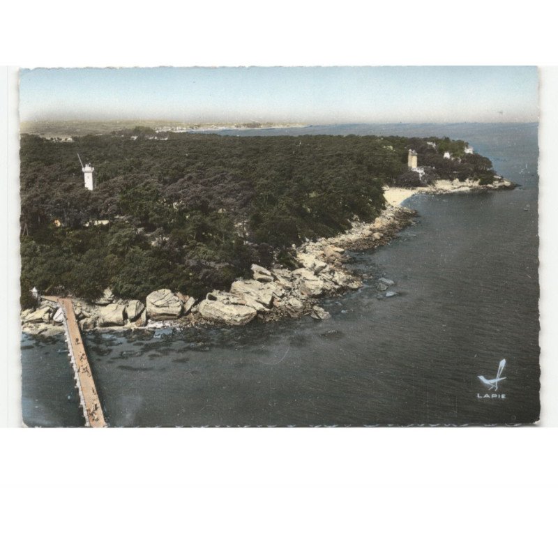 L'ILE DE NOIRMOUTIER: l'anse rouge vue aérienne 10x15 - très bon état