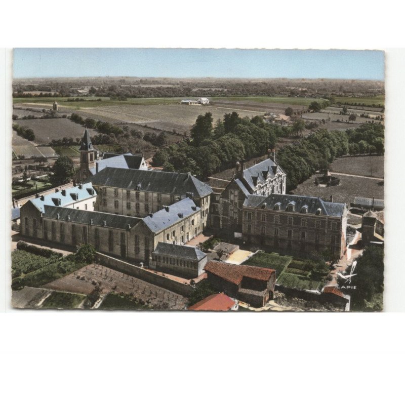MORMAISON: communauté des relligieuses des sacrés-coeurs de jésus et marie vue aérienne 10x15 - très bon état