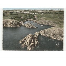 L'ILE D'YEU: l'entrée du port de la meule vue aérienne 10x15 - très bon état