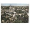 MAREUIL SUR LE LAY: l'église et le pont sur le lay vue aérienne 10x15 - très bon état