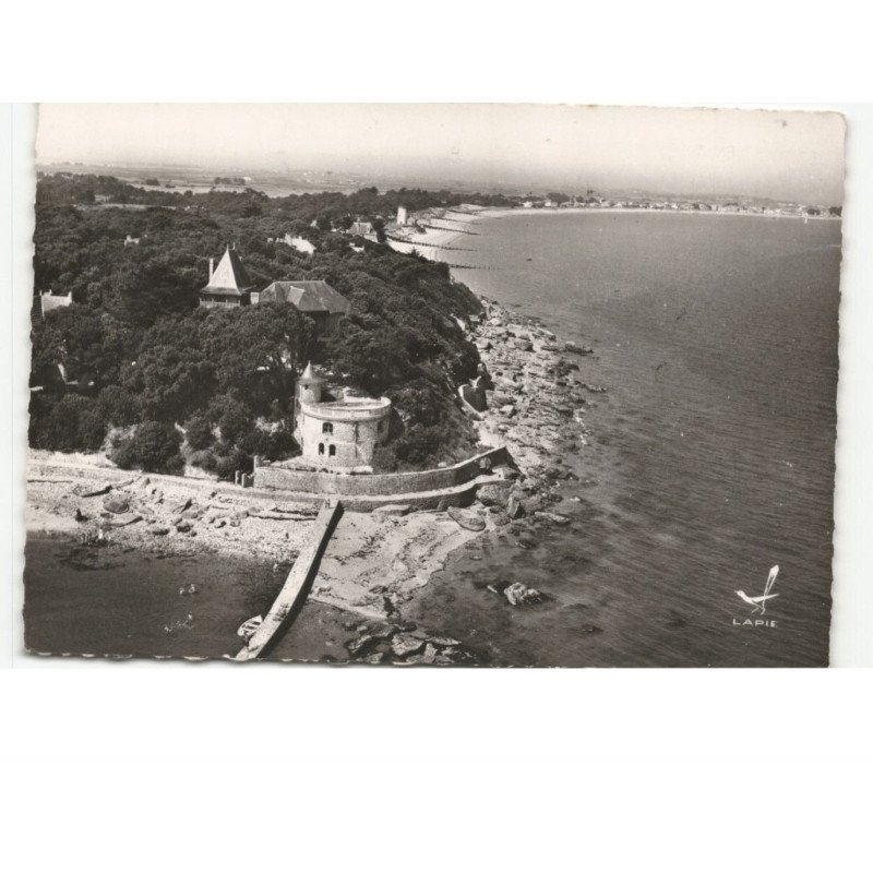 L'ILE DE NOIRMOUTIER: l'anse de la clère vue aérienne 10x15 - très bon état