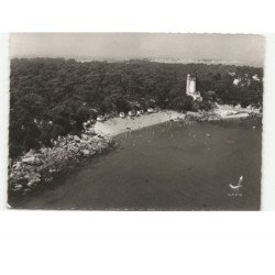 ILE DE NOIRMOUTIER: l'anse rouge, la plage vue aérienne 10x15 - très bon état