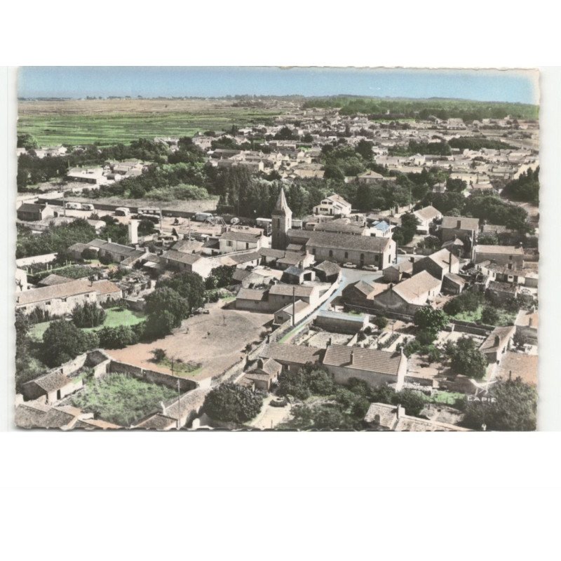 ILE DE NOIRMOUTIER: l'épine, le centre vue aérienne 10x15 - très bon état
