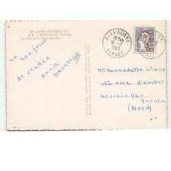 POUZAUGES: la cité de la pierre blanche vue aérienne 10x15 - très bon état