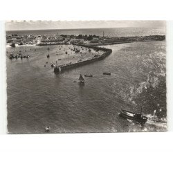 L'HERBAUDIERE: le port et la pointe vue aérienne 10x15 - très bon état