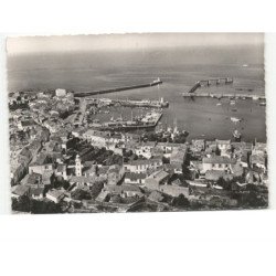 L'ILE D'YEU: port joinville vue aérienne 10x15 - très bon état