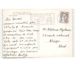 L'ILE D'YEU: port joinville vue aérienne 10x15 - très bon état