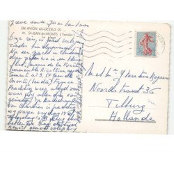 SAINT-JEAN-de-MONTS: la plage vue aérienne 10x15 - très bon état