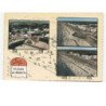 SAINT-JEAN DE MONTS: l'église, l'esplanade de la mer, la plage vue aérienne 10x15 - très bon état