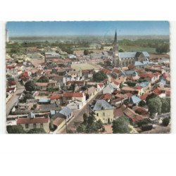 SOULLANS: vue générale vue aérienne 10x15 - très bon état
