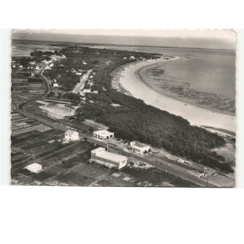 LA TRANCHE-sur-MER: parc clemenceau, la grierre-plage vue aérienne 10x15 - très bon état