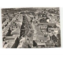 ALES: place henri barbusse et palais de justice vue aérienne 10x15 - très bon état