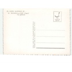 BAGNOLS-sur-CEZE: vue générale vue aérienne 10x15 - très bon état