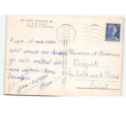 ALES: place de la maréchale vue aérienne 10x15 - très bon état