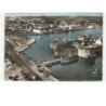 CONCARNEAU: entrée de la ville close, la nouvelle criée vue aérienne 10x15 - très bon état