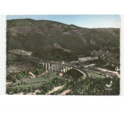 CHAMBORIGAUD: le viaduc vue aérienne 10x15 - très bon état