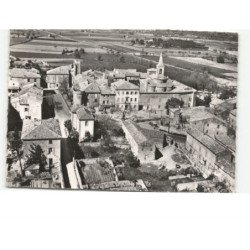 CONNAUX: place de l'église vue aérienne 10x15 - très bon état