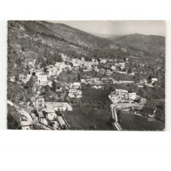CONCOULES: station estivale, vue générale, en premier plan l'église vue aérienne 10x15 - très bon état