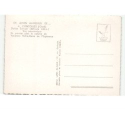 CONCOULES: station estivale, vue panoramique, colonie de vacances n.d. de l'espérance vue aérienne 10x15 - très bon état