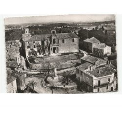 GRAND-GALLIARGUES: le temple vue aérienne 10x15 - état