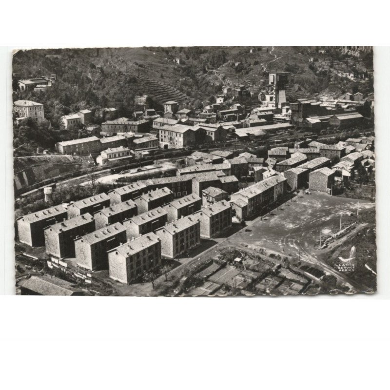 MOLIERES-sur-CEZE: vue générale, quartier laborie vue aérienne 10x15 - très bon état