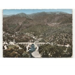 MIALET: pont des abarines vue aérienne 10x15 - très bon état