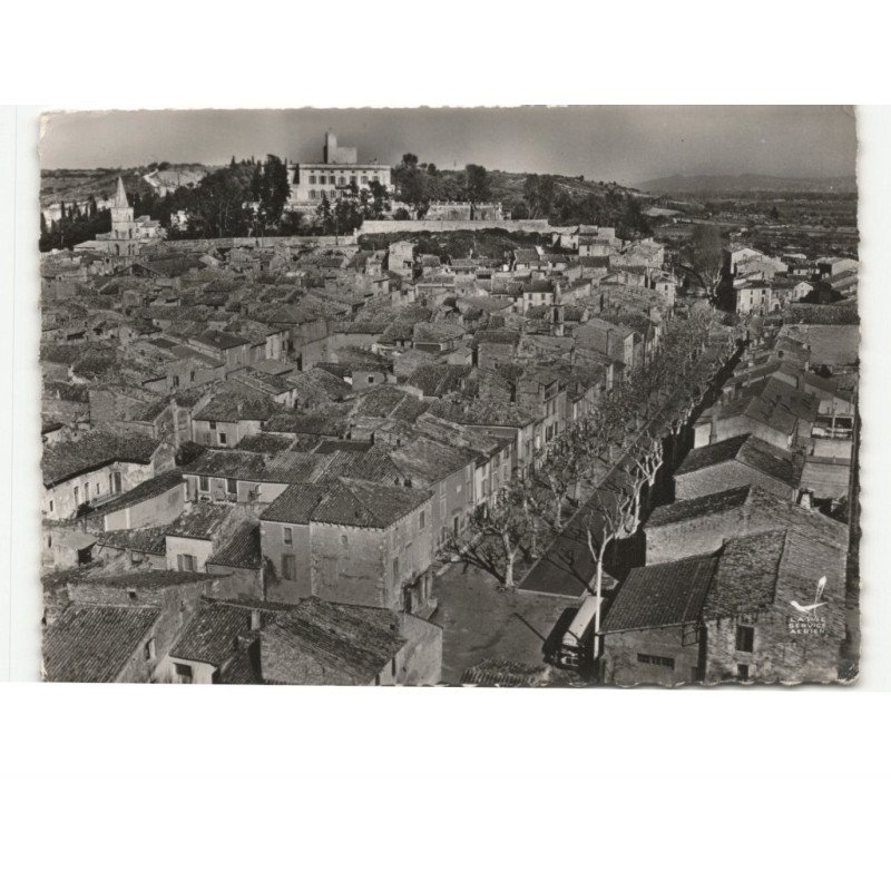 MONTFRIN: cours de la république vue aérienne 10x15 - très bon état