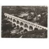 GARD: pont du gard, l'aqueduc romain sur le gard et vue panoramique vue aérienne 10x15 - très bon état